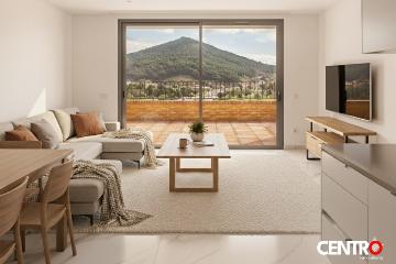 Piso con terraza en cenes