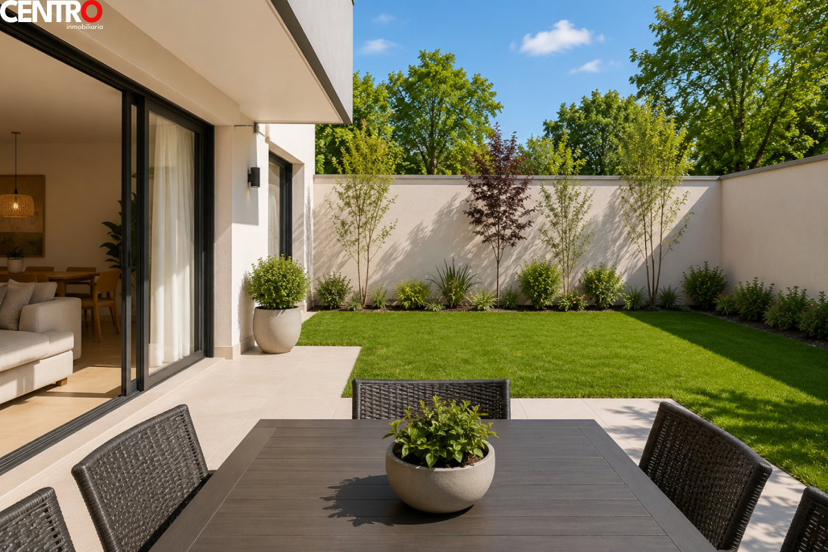Piso con jardín propio en Huétor Vega